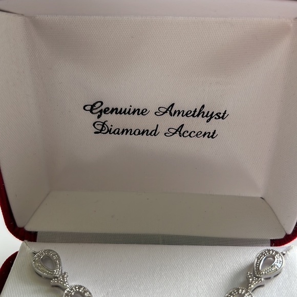 Genuine Amethyst Necklace - Picture 6 of 7
